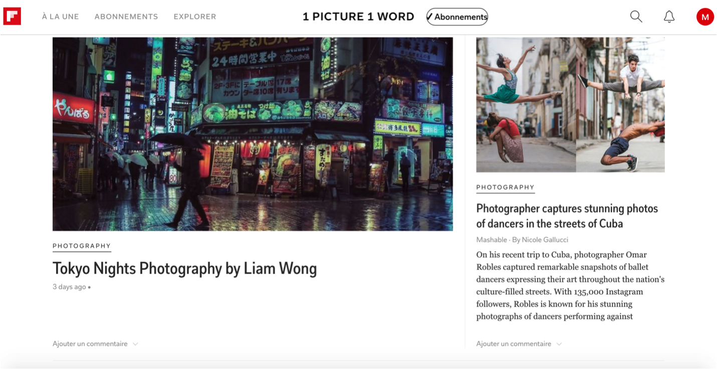 Flipboard Mag Media 1 Picture 1 Word Inspiring break!
